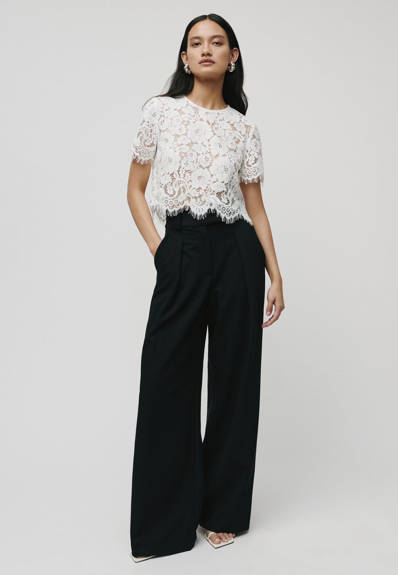 IVY OAK TRACEY - T-shirt imprimé - blanc neige