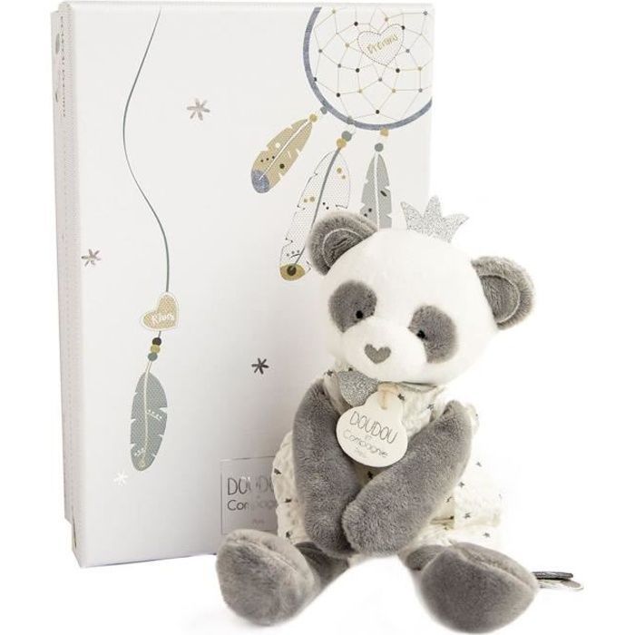 DOUDOU ET COMPAGNIE Atrapasueños - Marioneta Panda 20cm