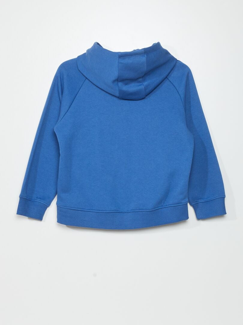 Bluza z kapturem z polaru - łatwa w zakładaniu - BIAŁA