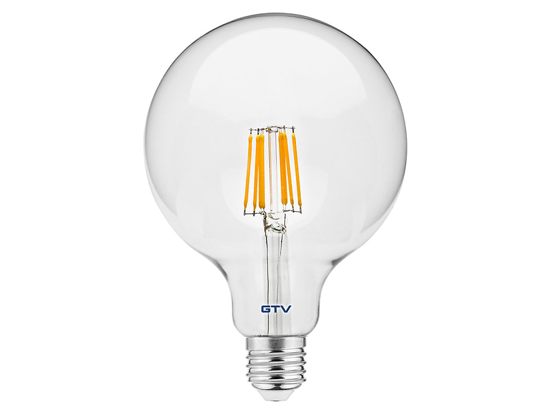 Żarówka LED filament E27 8W z ciepłą barwą światła