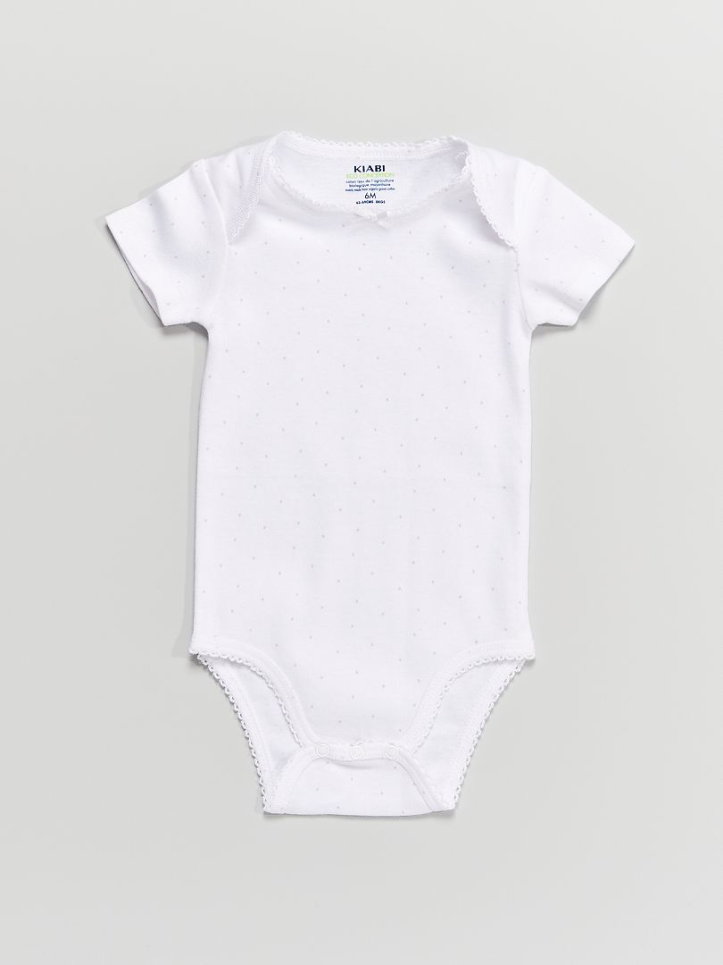 Conjunto de 3 bodys - BLANCO