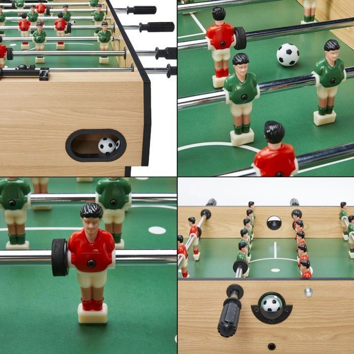 Tavolo da gioco pieghevole multifunzione KANGUI 16 in 1: calcio balilla, ping pong, biliardo, bowling, shuffleboard,...