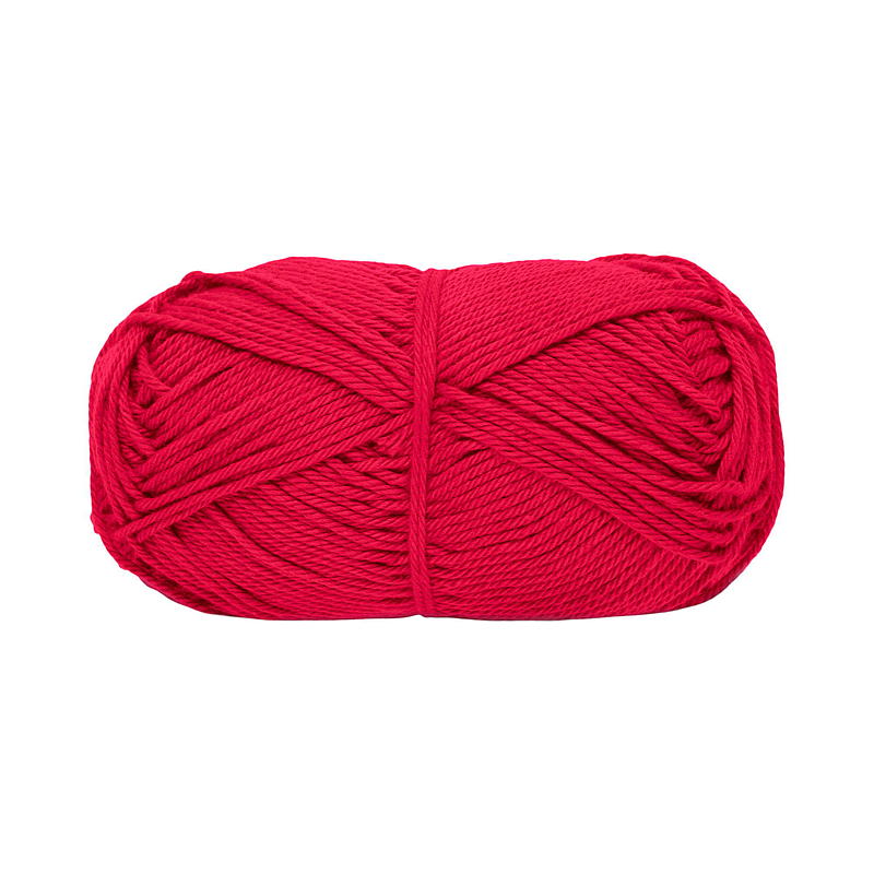 Hilo Trysil Cotton Medi 100% algodón, rojo oscuro
