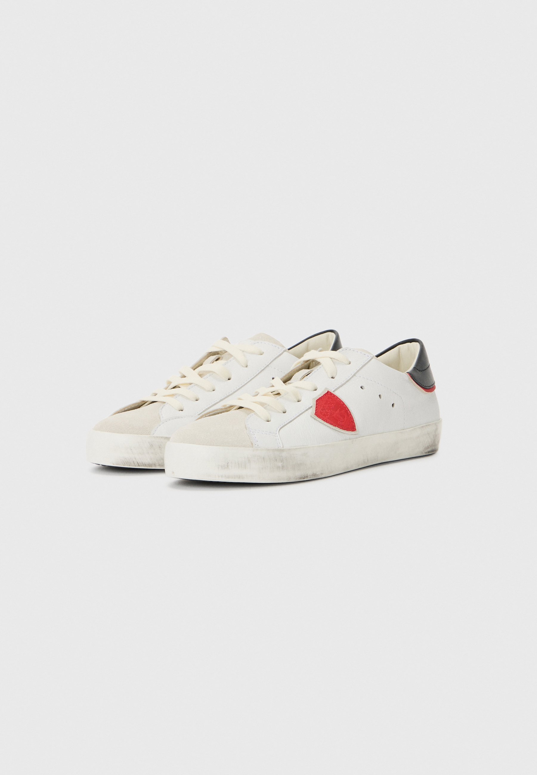 Philippe Modèle UNISEXE - Baskets - blanc/gris/noir/rouge
