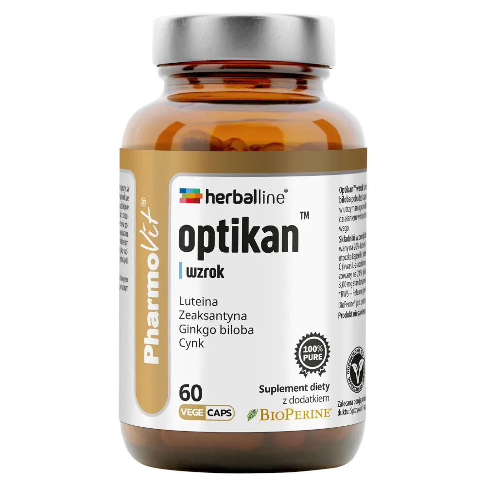 PharmoVit Herballine Optikan Wzrok Kapsułki