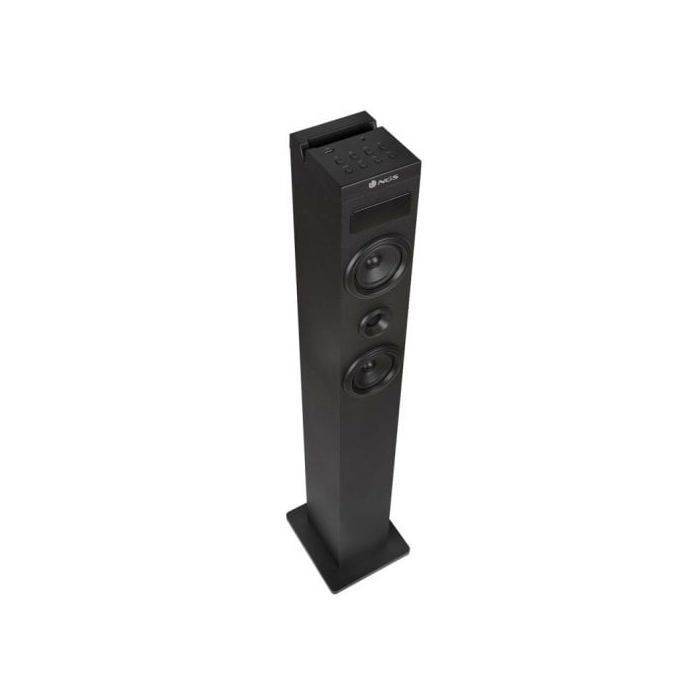 Torre de Som Bluetooth - NGS - SKY CHARM - 80W - Controle Remoto - Múltiplas Entradas - Preta