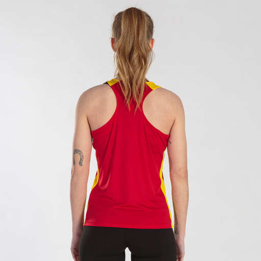  Camiseta Tirantes Joma Record Ii Rojo Amarillo