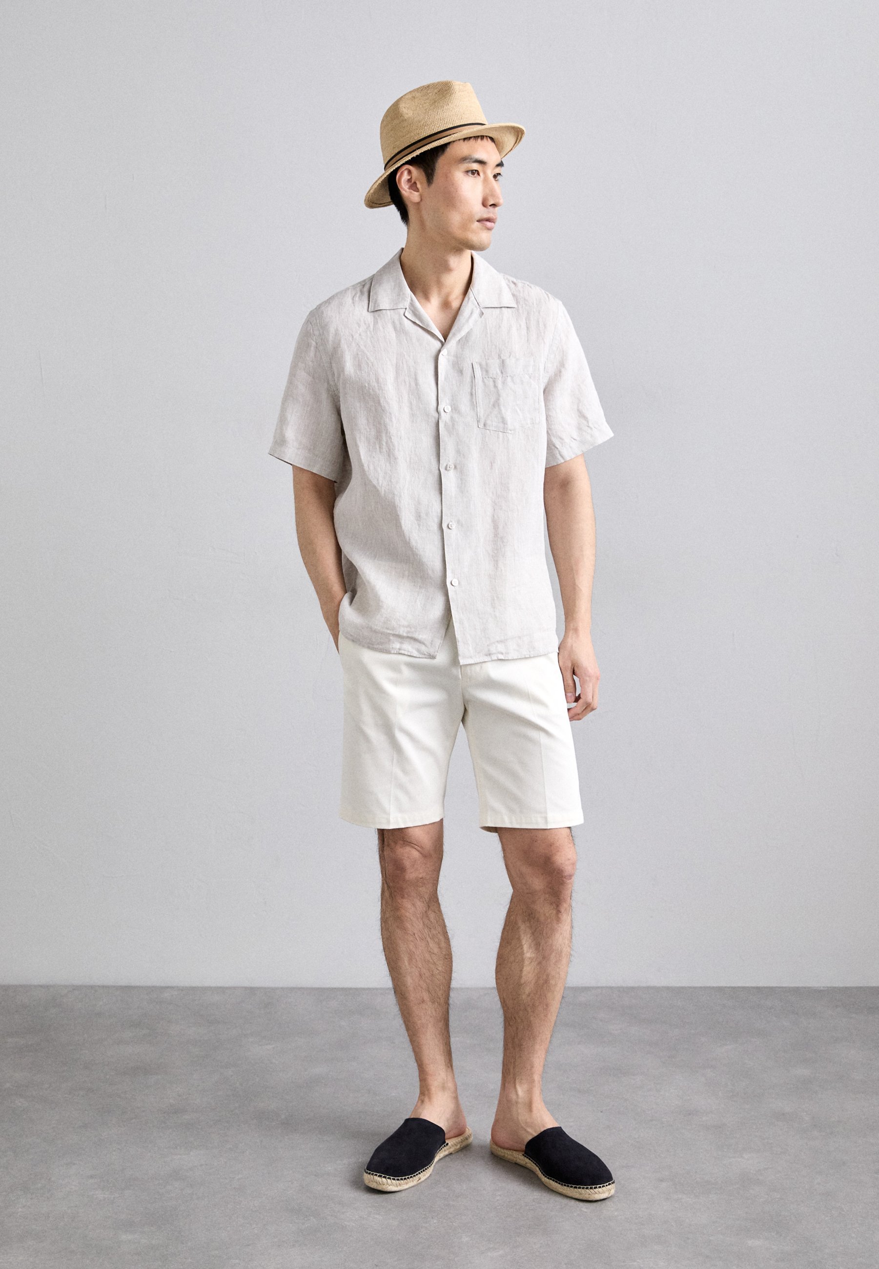 Borsalino ARGENTINA MEDIA UNISEX - Hut - naturale/nero/calcedonia