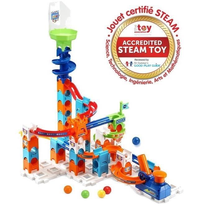 VTECH Marble Rush Adventure Set S100 - 61 pieces and 5 marbles included