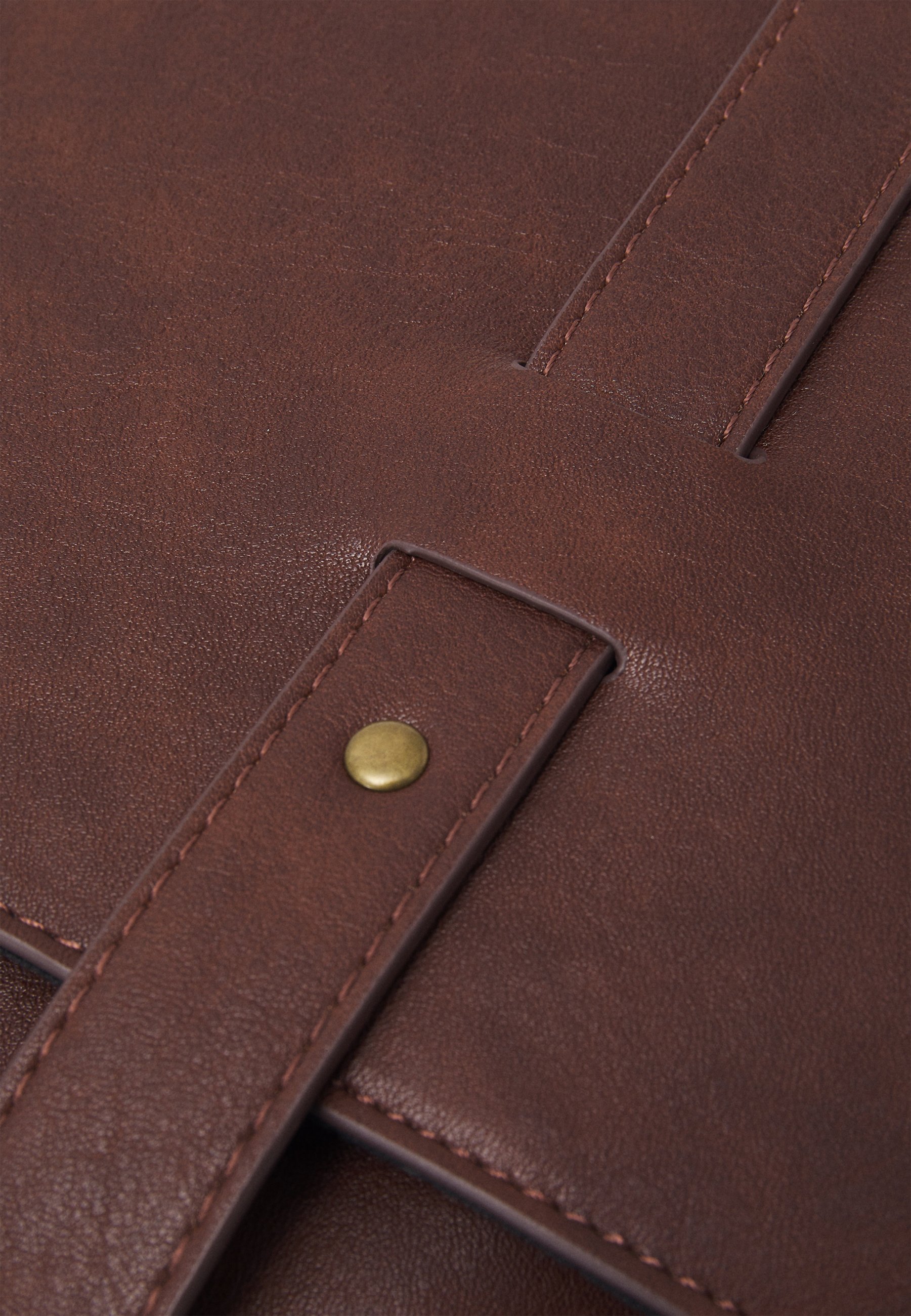 Pier One UNISEX - Laptopveske - mørkebrun