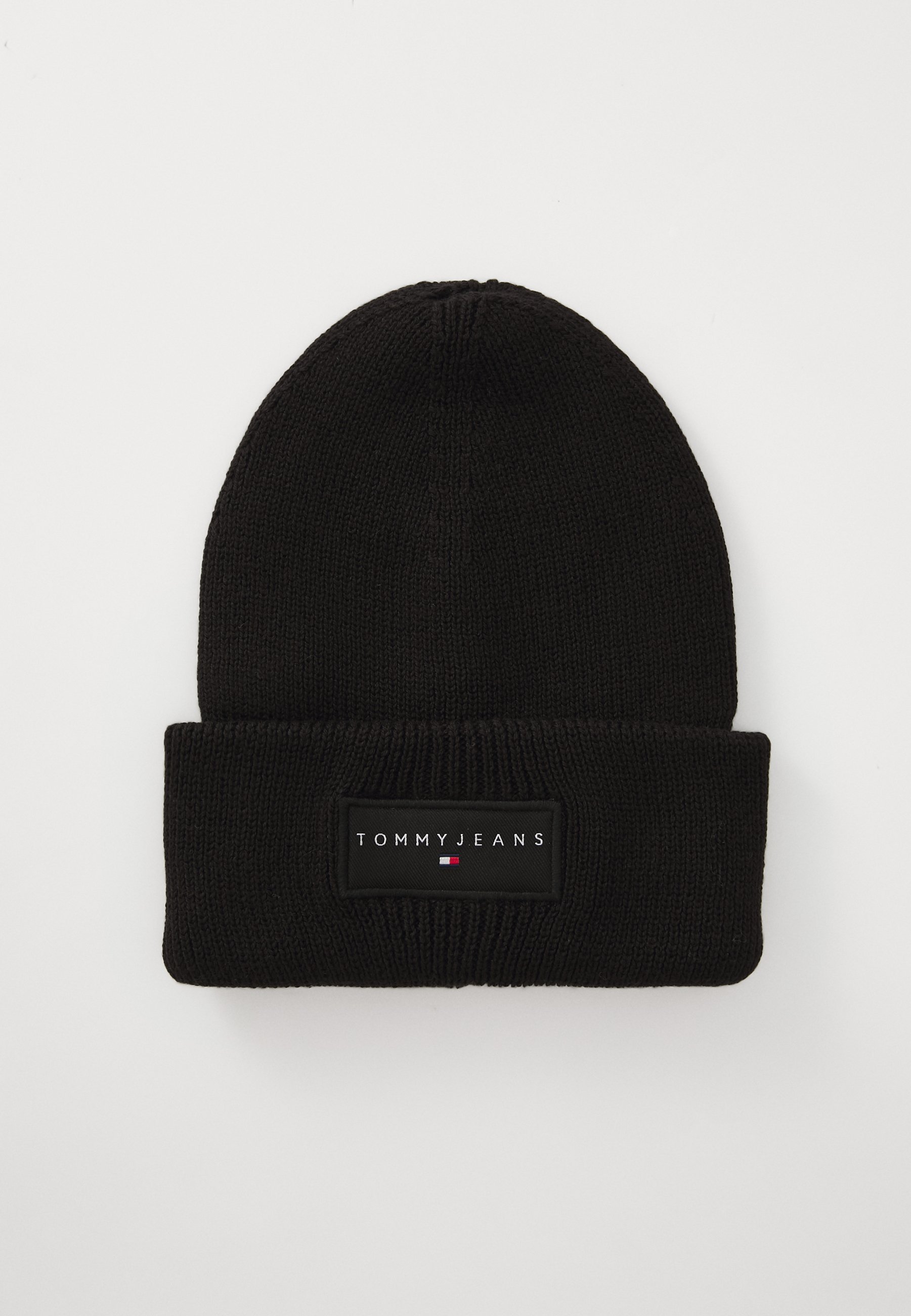 Tommy Jeans LINEAR BEANIE UNISEX - Muts - zwart