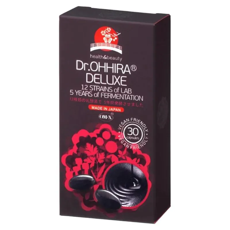 Dr.Ohhira 12 Szczepów Bakterii Kwasu Mlekowego Deluxe, Kapsułki