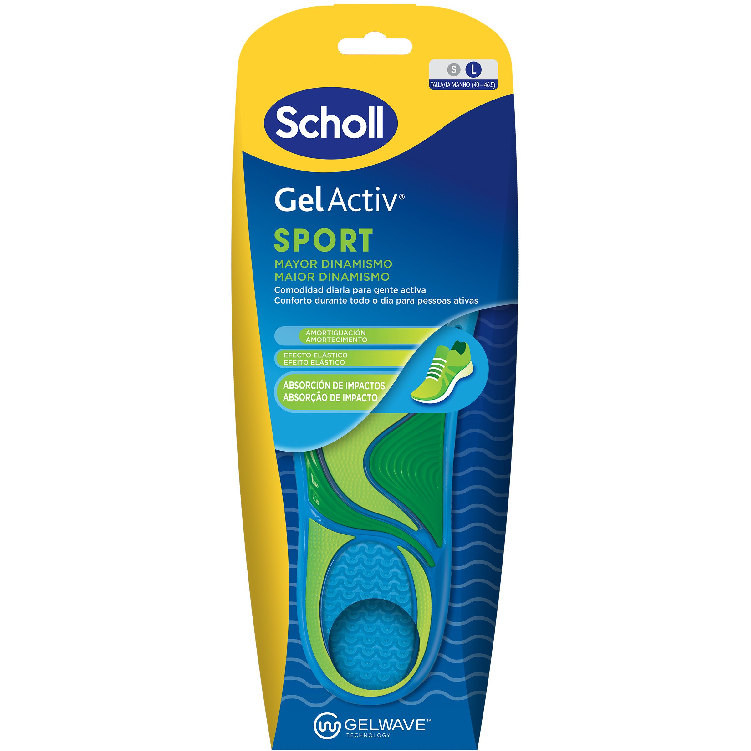 Vložky do topánok Gel Activ Sport pre mužov Lekárenské produkty na starostlivosť o nohy