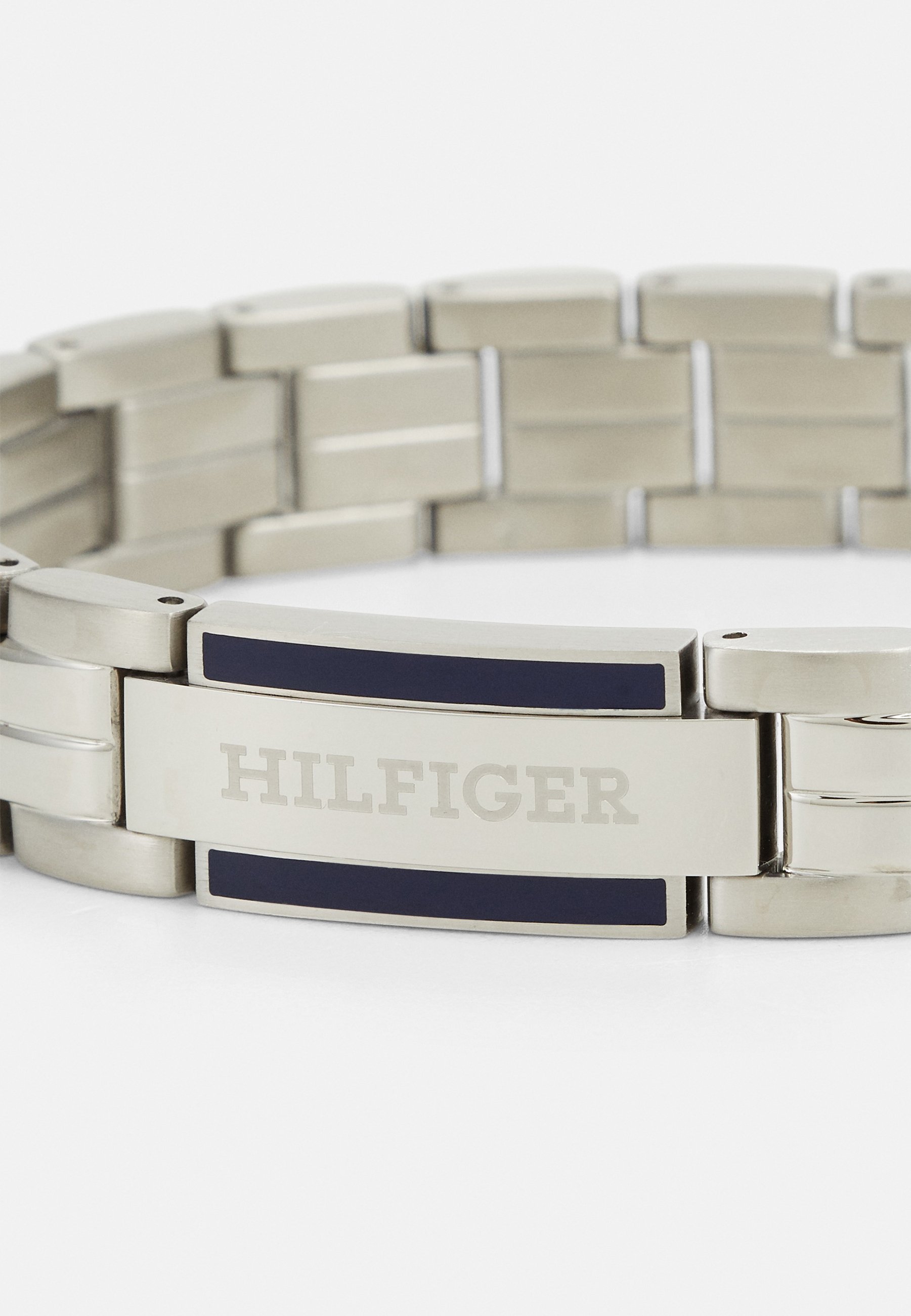 Tommy Hilfiger PARKER - Armband - zilverkleurig/blauw