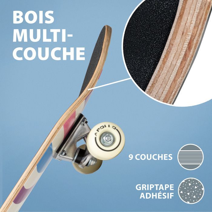 Skateboard Enfant - Retro Colors - 28
