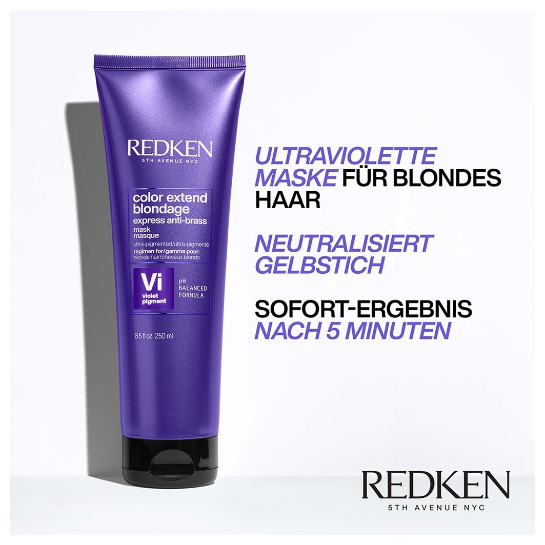 Redken maska za kosu Color Extend Blondage Express protiv žutila - 250 ml