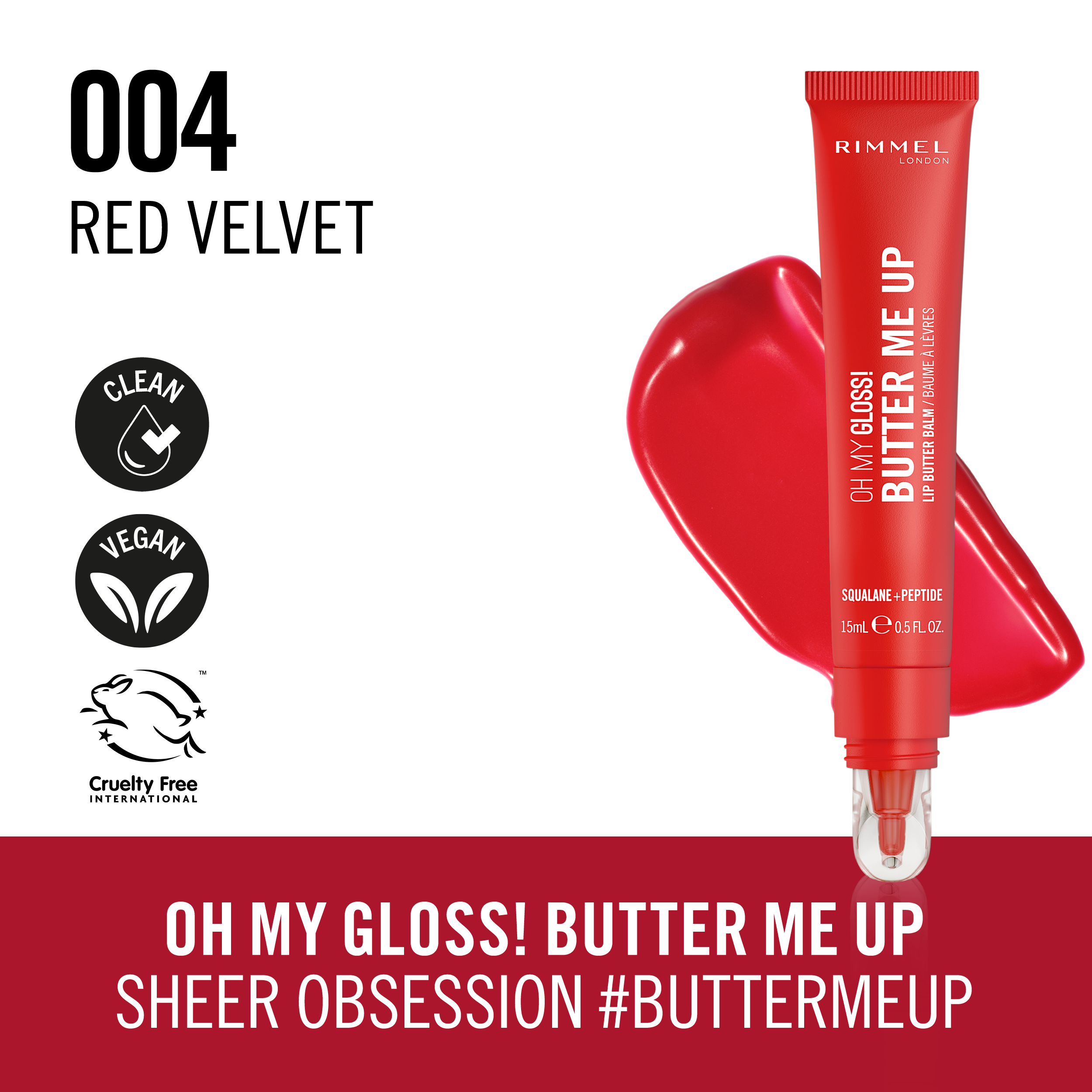 Oh My Gloss Butter Me Up lūpu balzams Lūpu spīdumi un lūpu spīdumi