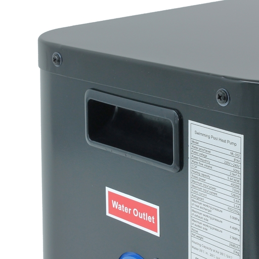 ML-Air Mini Varmeveksler Sort 4 Kw Poolvarmepumpe