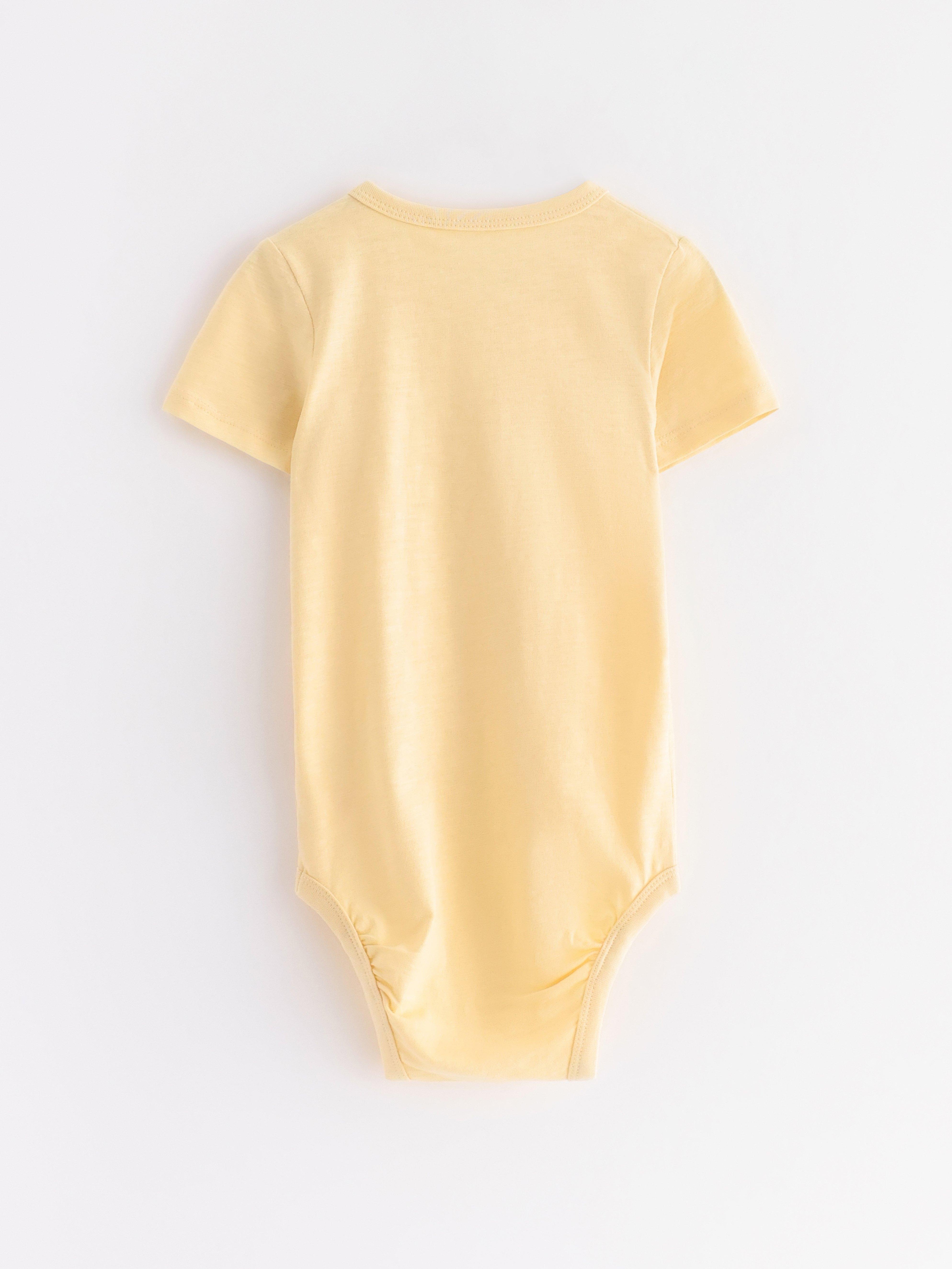 Kortärmad tělo Light Dusty Yellow