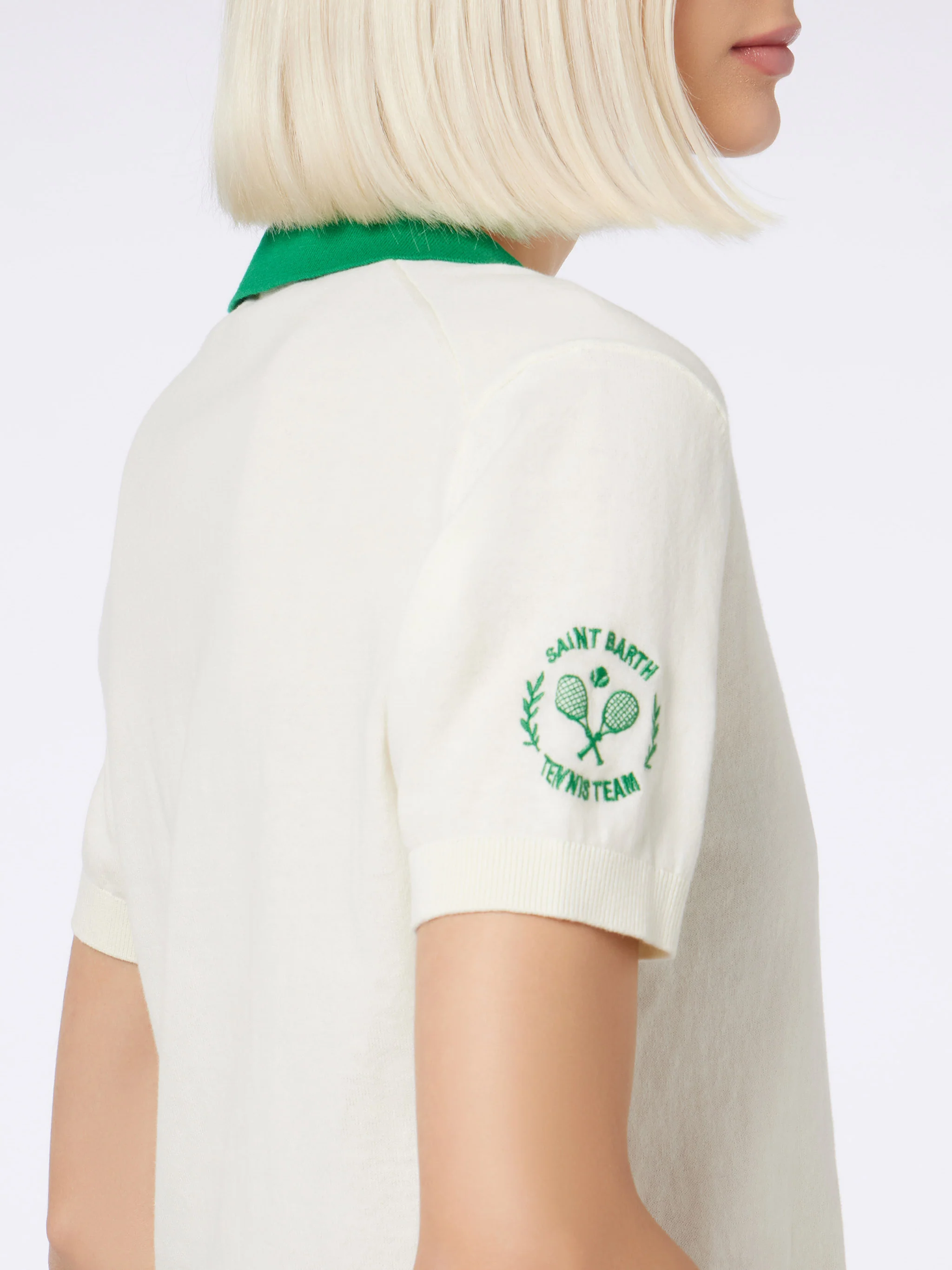 Polo Evonne in maglia di cotone con ricamo Australian | AUSTRALIAN BRA
