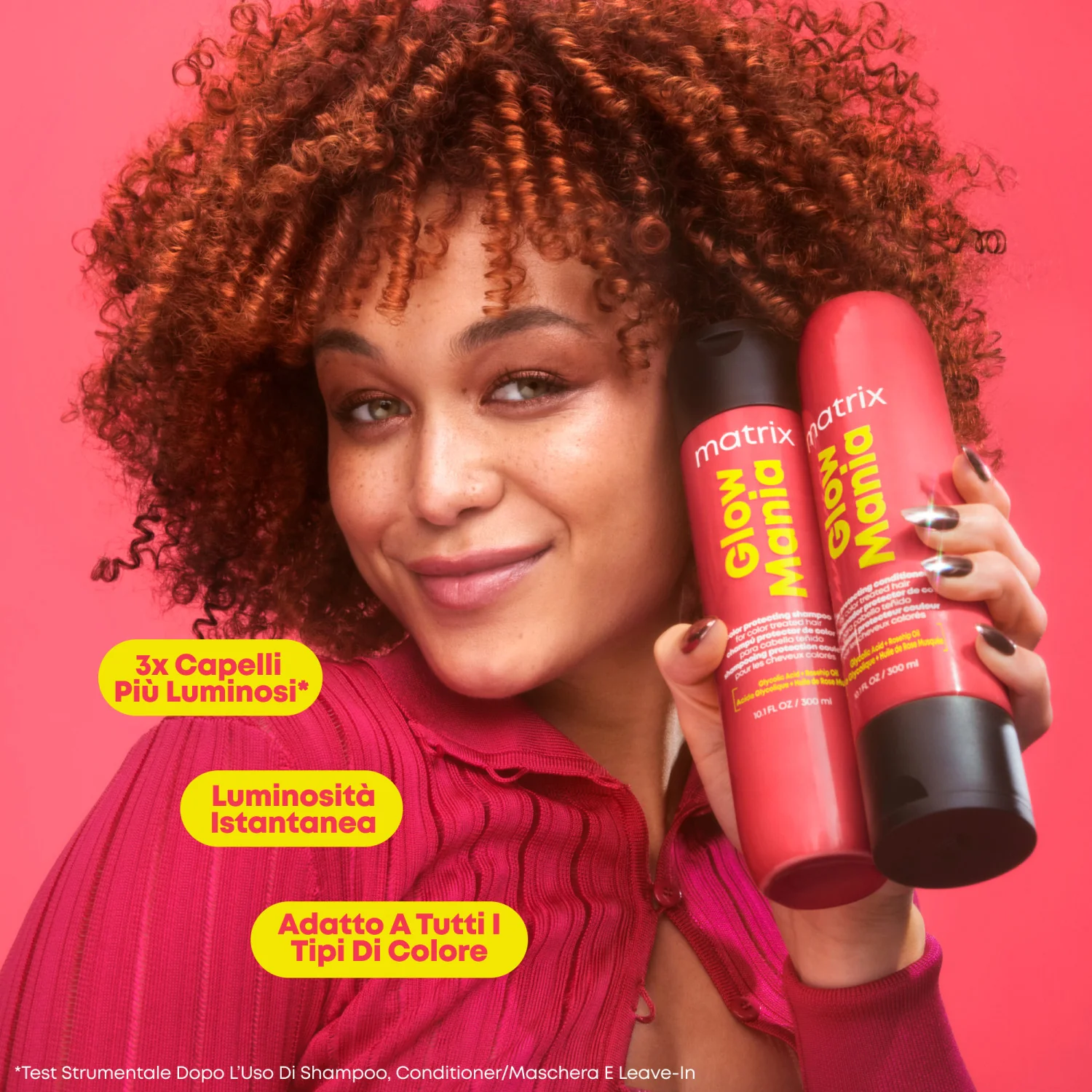 Glow Mania Color Protecting Conditioner - Balsamo Protezione Colore Capelli, Balsamo Illuminante Capelli