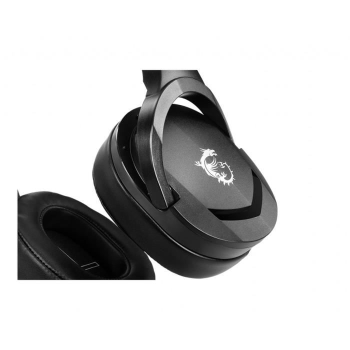 Cuffie da gaming MSI GH20 di MICRO STAR INTERNATIONAL - Nere, stereo, unidirezionali