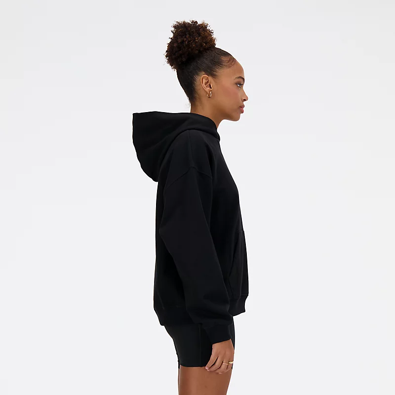 Damen-Bluza von Athletics French Terry – CZARNY