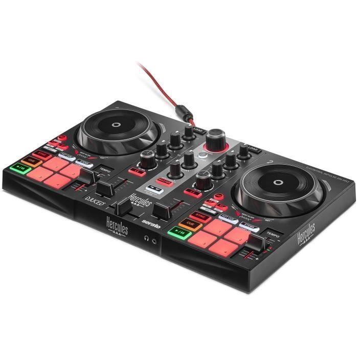 HERCULES DJ CONTROL INPULSE 200 MK2 - Ideal DJ controller for learning to mix - Software and tutorials included