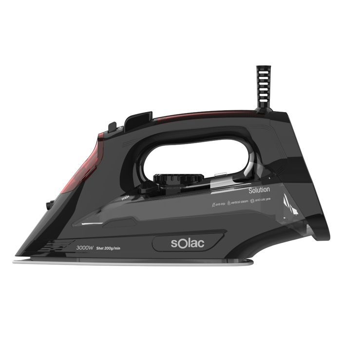 Stoomstrijkijzer - SOLAC - 3000 W - Stoomstoot 200 g/min - Stoomafgifte 45 g/min - Keramische strijkzool