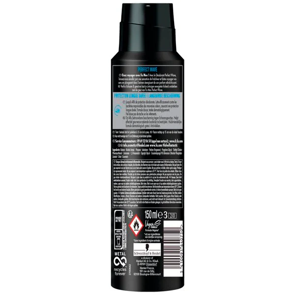 Deodorant și spray de corp Fa Men Perfect Wave<br>150ml