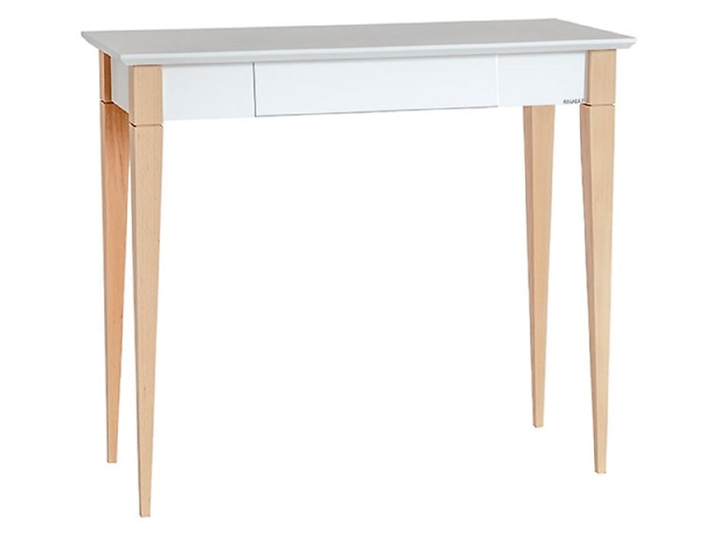 Biurko Mimo 85 cm z szufladą białe