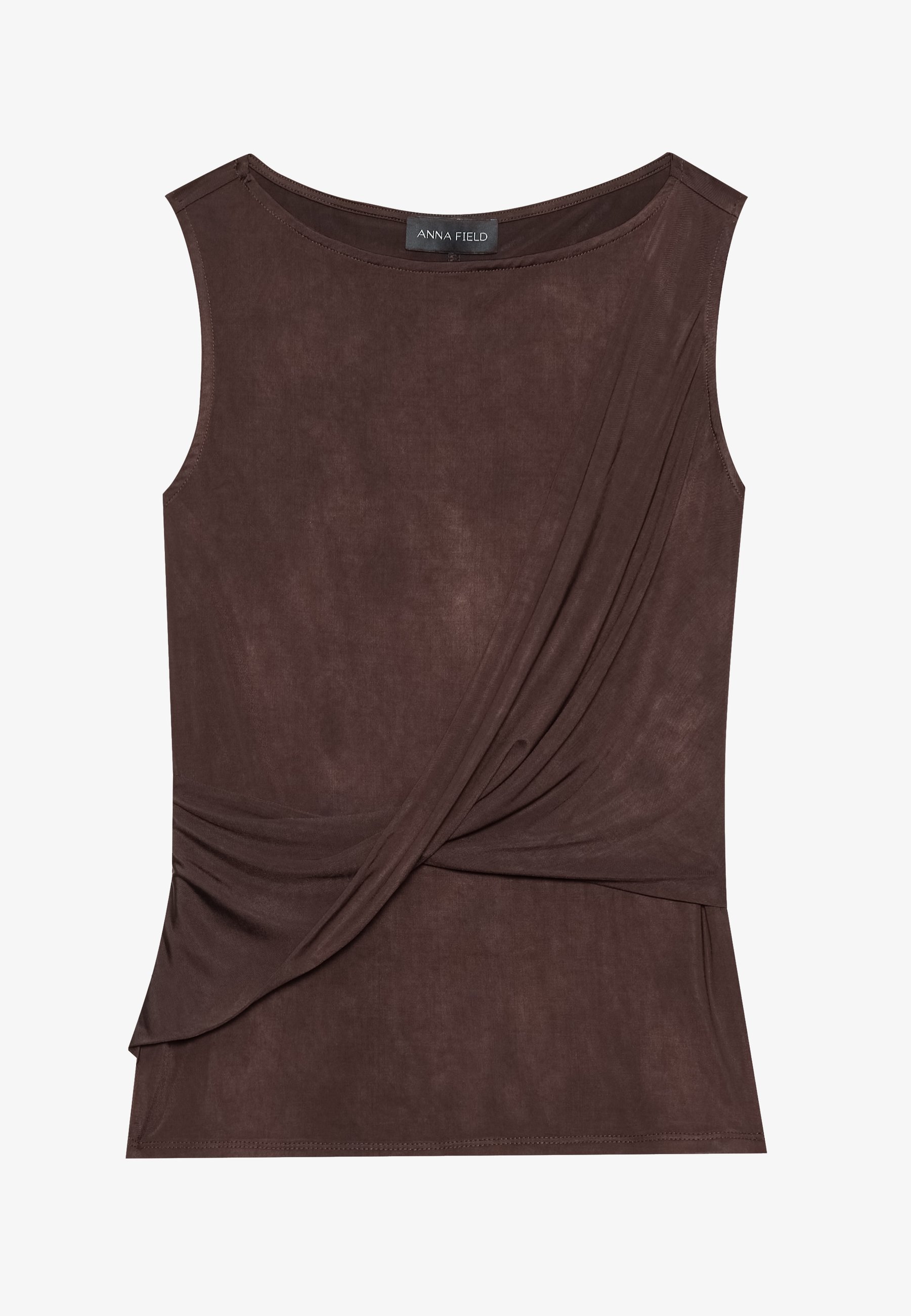 Anna Field Top - chocolade