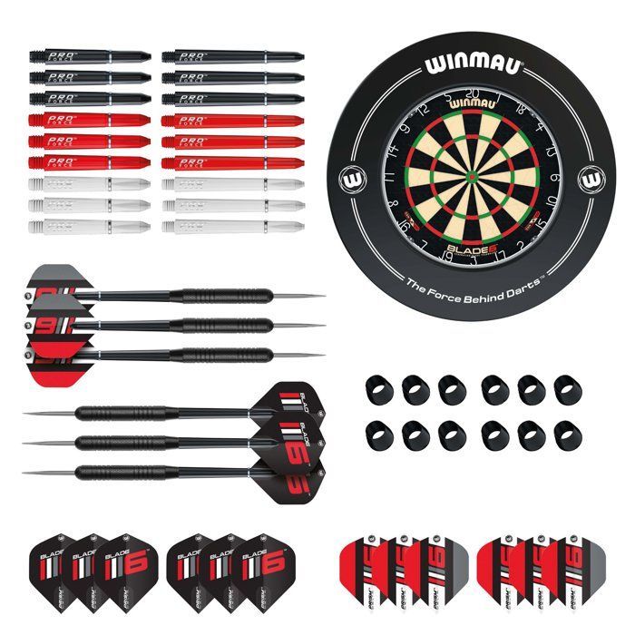 Kit Inicial Winmau Blade 6 + Suporte