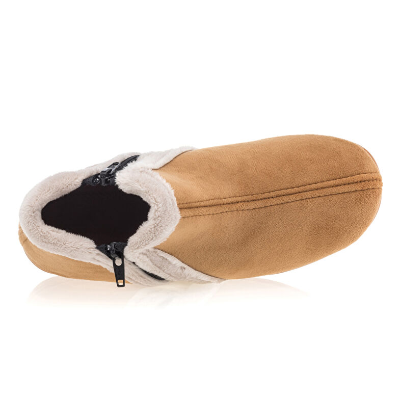 Pantuflas marrones para mujer
