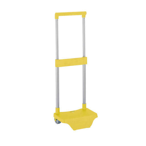 Safta kleine rugzak met trolley, geel