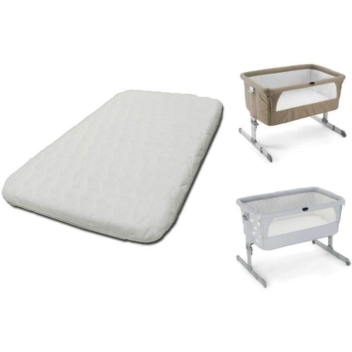 Co-sleeping mattress 83 x 50 cm Comfort thickness 6 cm Hypoallergenic & Breathable Chicco Next2Me Next to Me Baby Crib Mattress [L122]