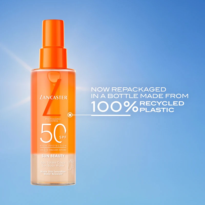„Lancaster Sun Beauty“ apsauginis vandens purškiklis nuo saulės su SPF 50