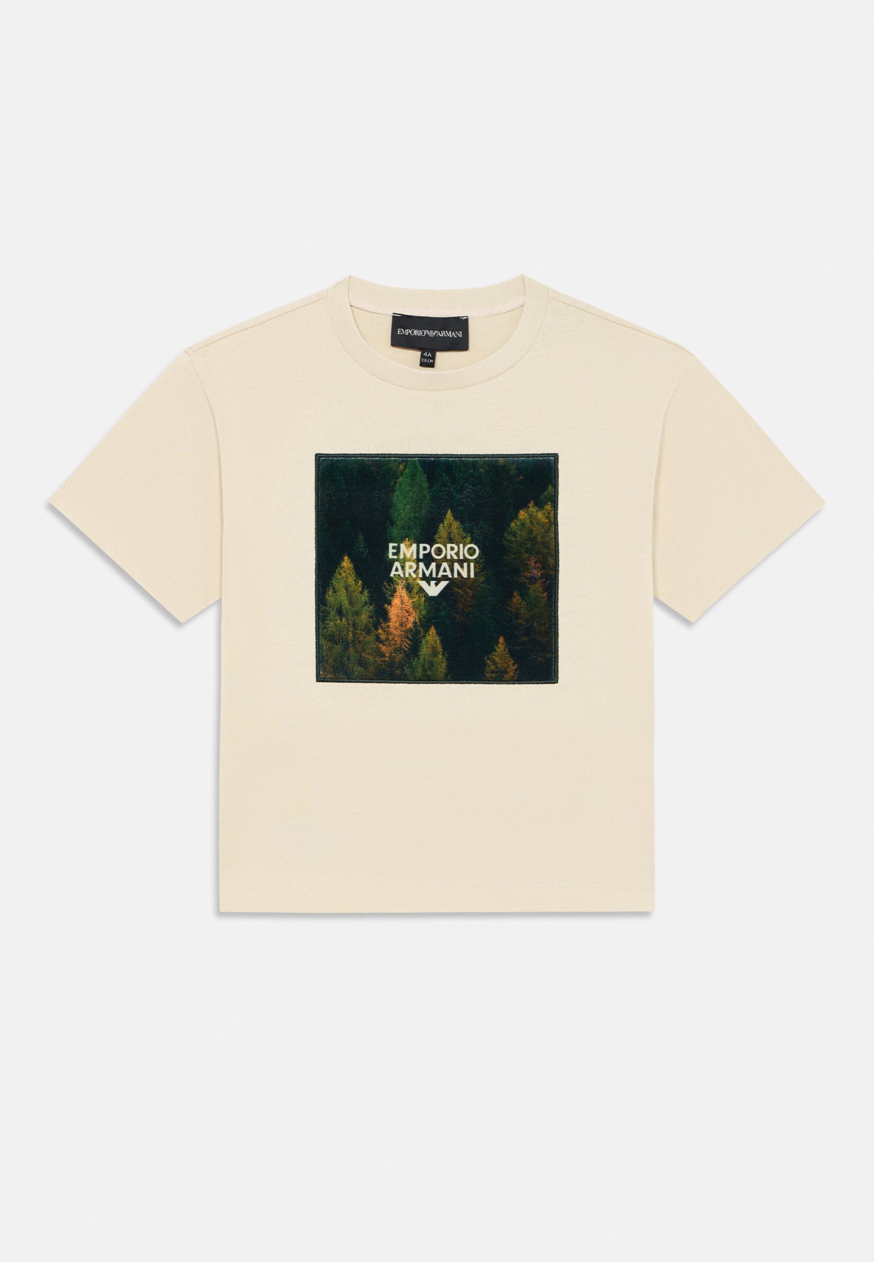 Emporio Armani UNISEX - T-shirt met print - Frans eikenhout