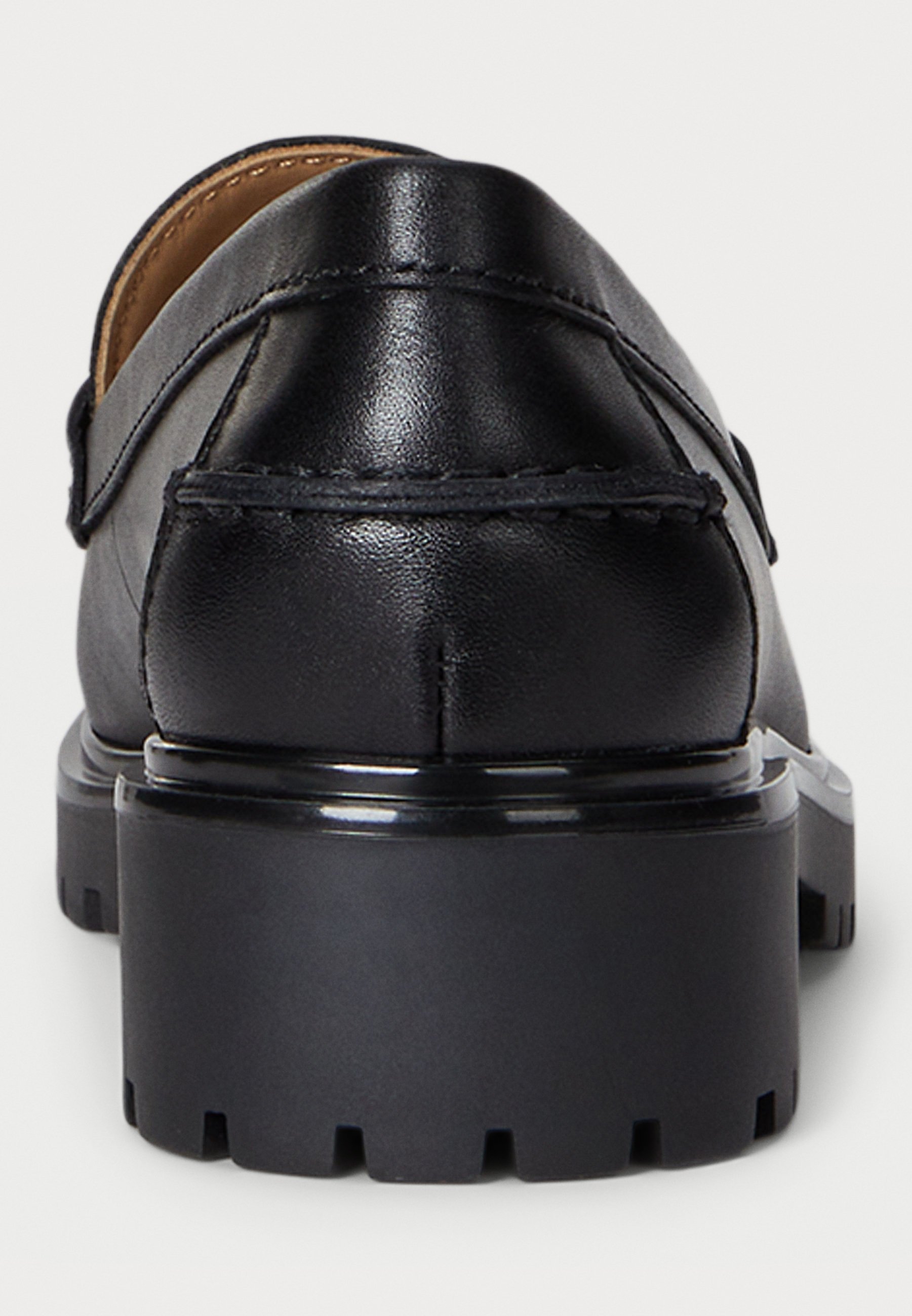 Lauren Ralph Lauren MARLI PENNY LOAFER AUS KALBSLEDER - Slipper - schwarz