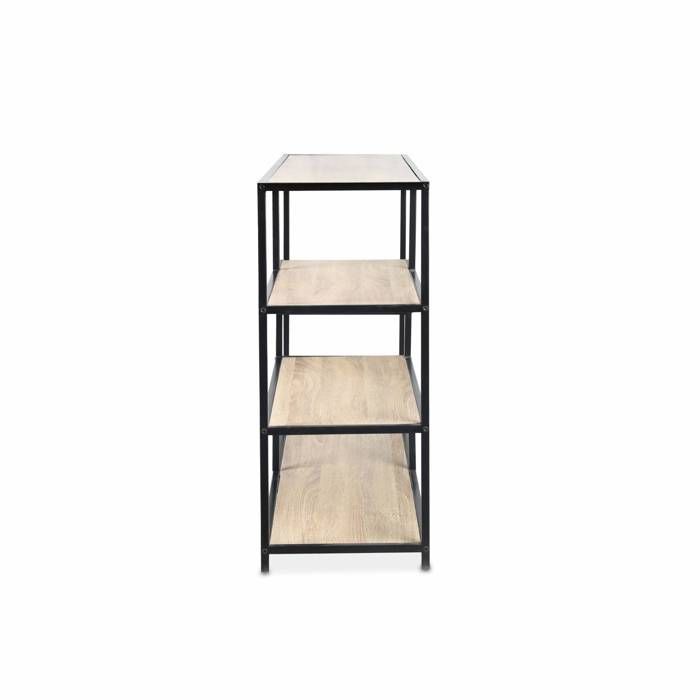 Estantería LOFT de 5 niveles con acabado industrial en metal y madera.