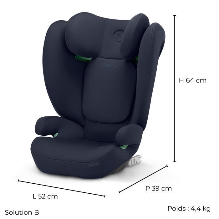 Silla de coche Cbx by Cybex Solution B i-Fix para niños de 3 a 12 años, de 15 a 50 kg y de 100 a 150 cm - Azul
