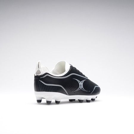 Men's Rugby Boots - GILBERT - CAGE TORQ MSX Boots - Black/White - Size 40 - Molded Studs