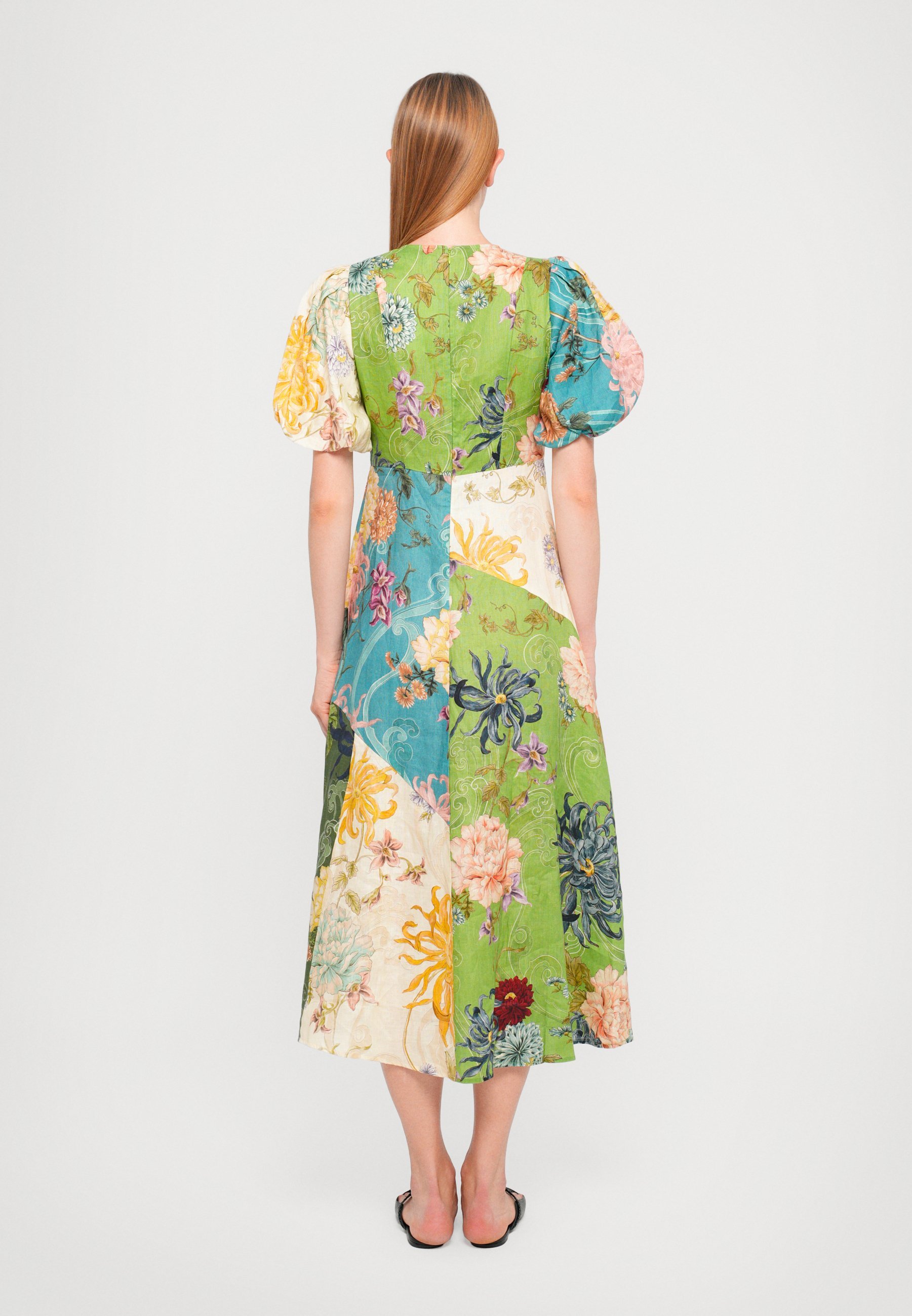Alemais AVERY SPLICED MIDI JURK - Dagjurk - veelkleurig