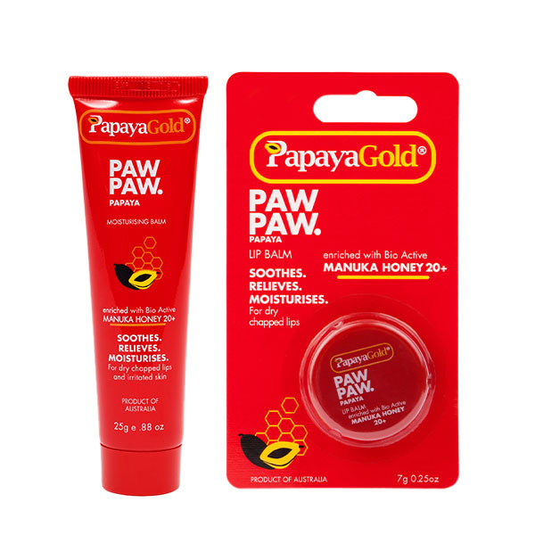 Balíček péče o papay Gold Paw Paw 7g a 25g