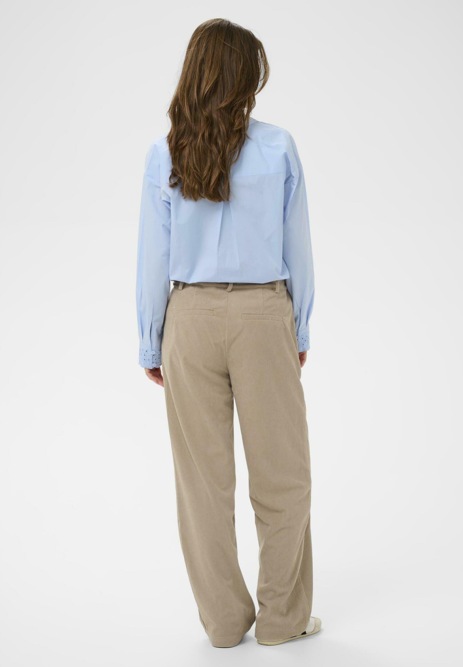 Pantaloni KANNA color crema - ciottolo