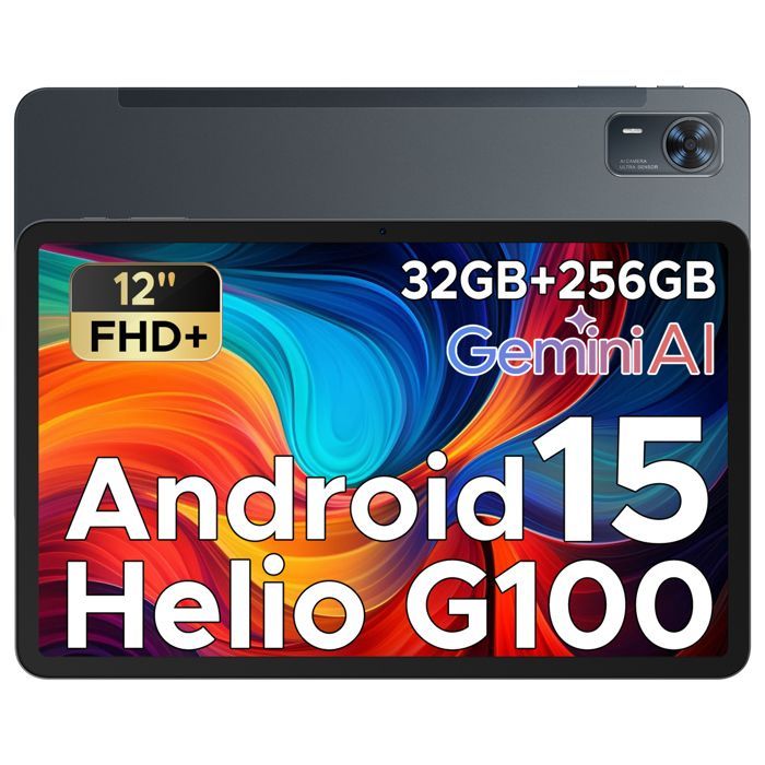 DOOGEE TAB E3 Android 15 Touch Tablet - 32GB+256GB (2TB), Helio G100, 11