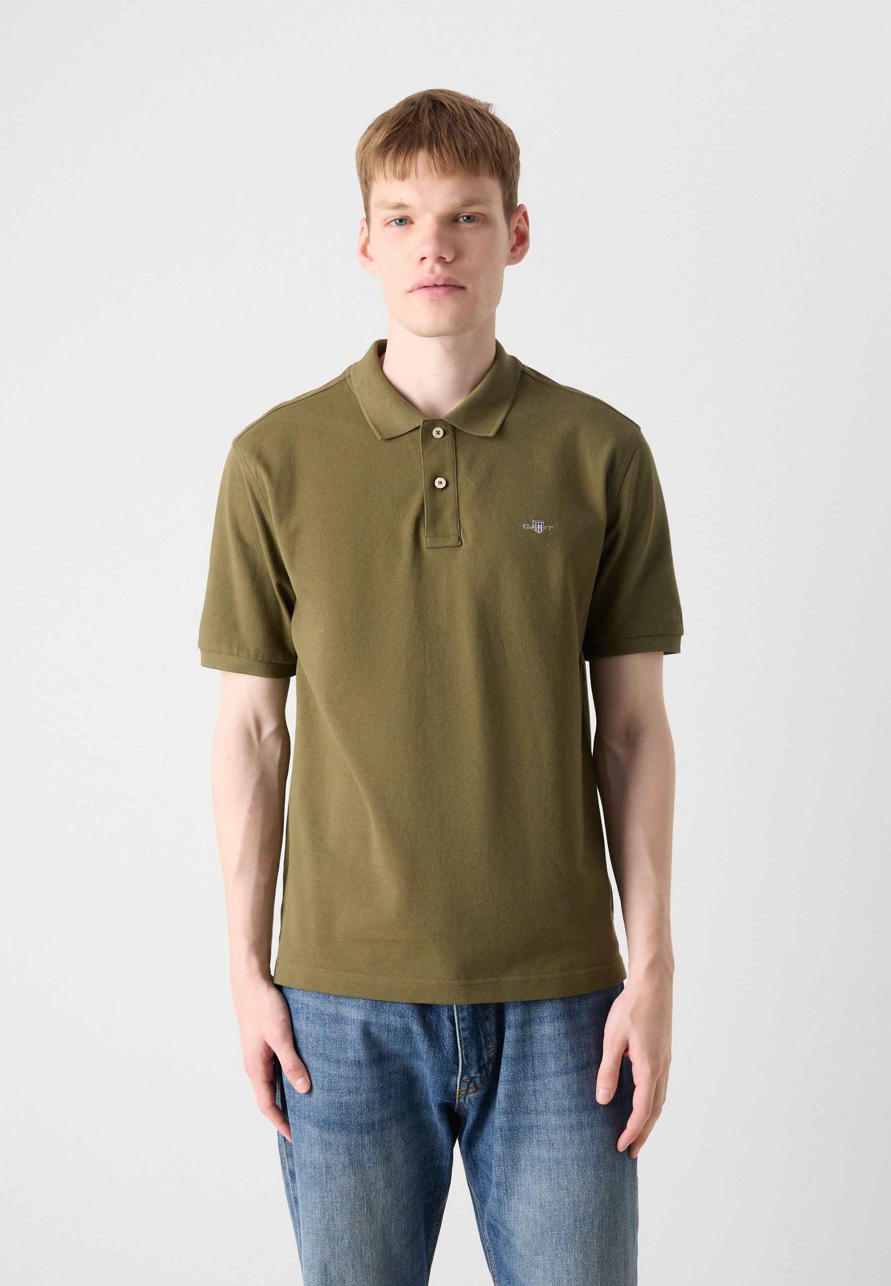 GANT ARCHIVE SHIELD - Camisa polo - verde musgo
