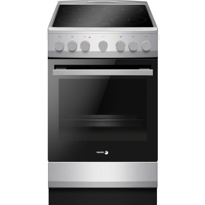 Ceramic hob - FAGOR-FACV203S - 4 burners - 62 L - 50 x 60 cm - Silver