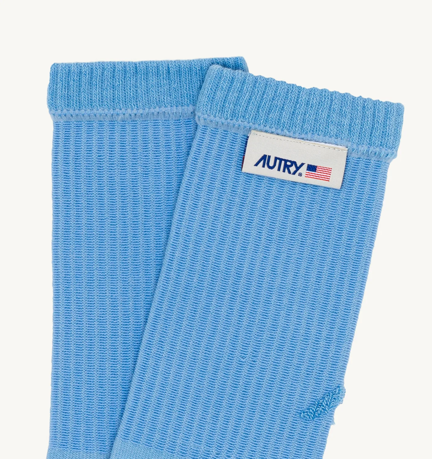 ȘOSETE ALBASTRU DIN BUMBAC TERRY