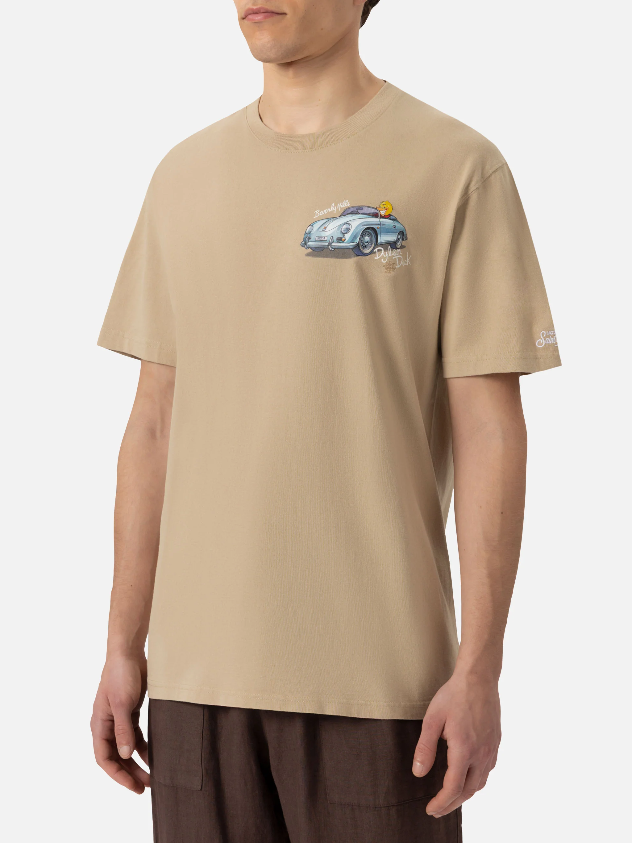 T-shirt Man in cotone con stampa Ducky Cryptopuppets | CRYPTOPUPPETS S